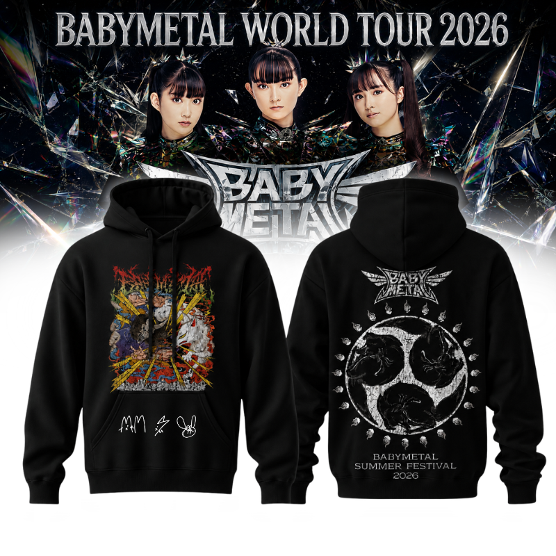 BABYMETAL “WORLD TOUR 2026” Signature Limited Edition – Hoodie