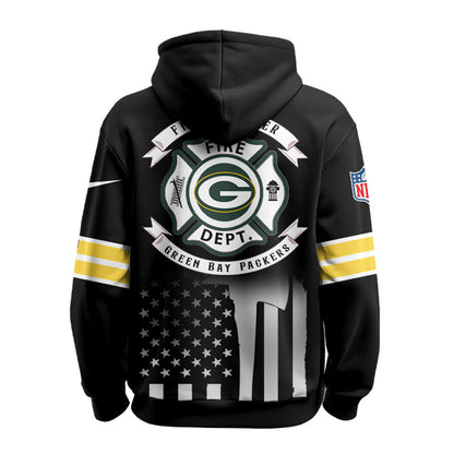 Green Bay Packers x Firefighter Appreciation Night Game Hoodie