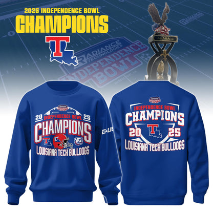 _ Louisiana Tech Football Radiance Technologies Independence Bowl CHAMPIONS 2025 Sweatshirt