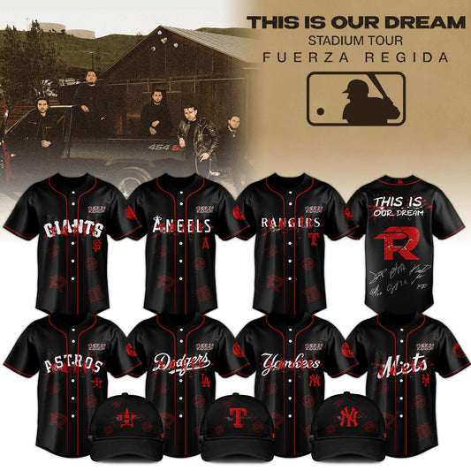 Baseball x Fuerza Regida This Is Our Dream Stadium Tour 2026 Jersey Limited Edition