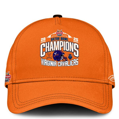 , UVA 2025 TaxSlayer Gator Bowl Champions T-Shirt Limited Edition