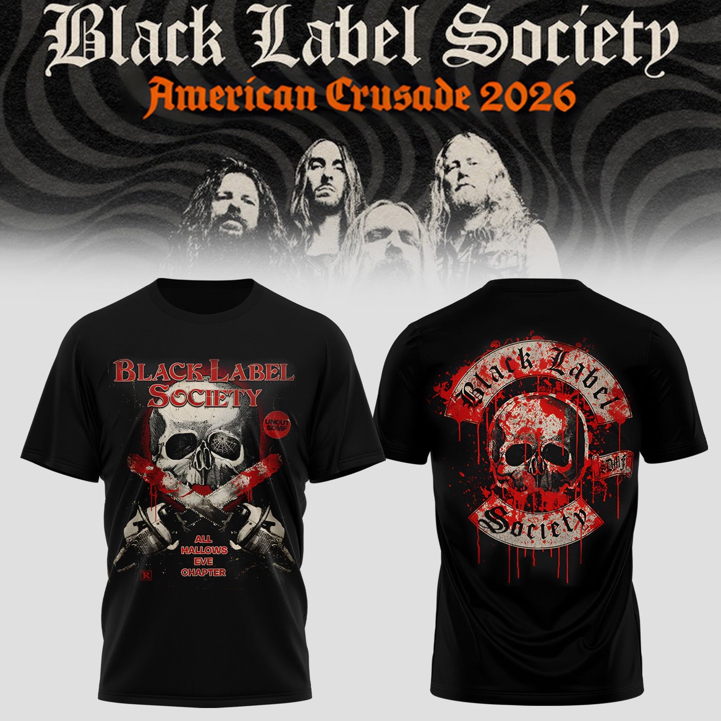 Black Label Society – “American Crusade” Tour Tee