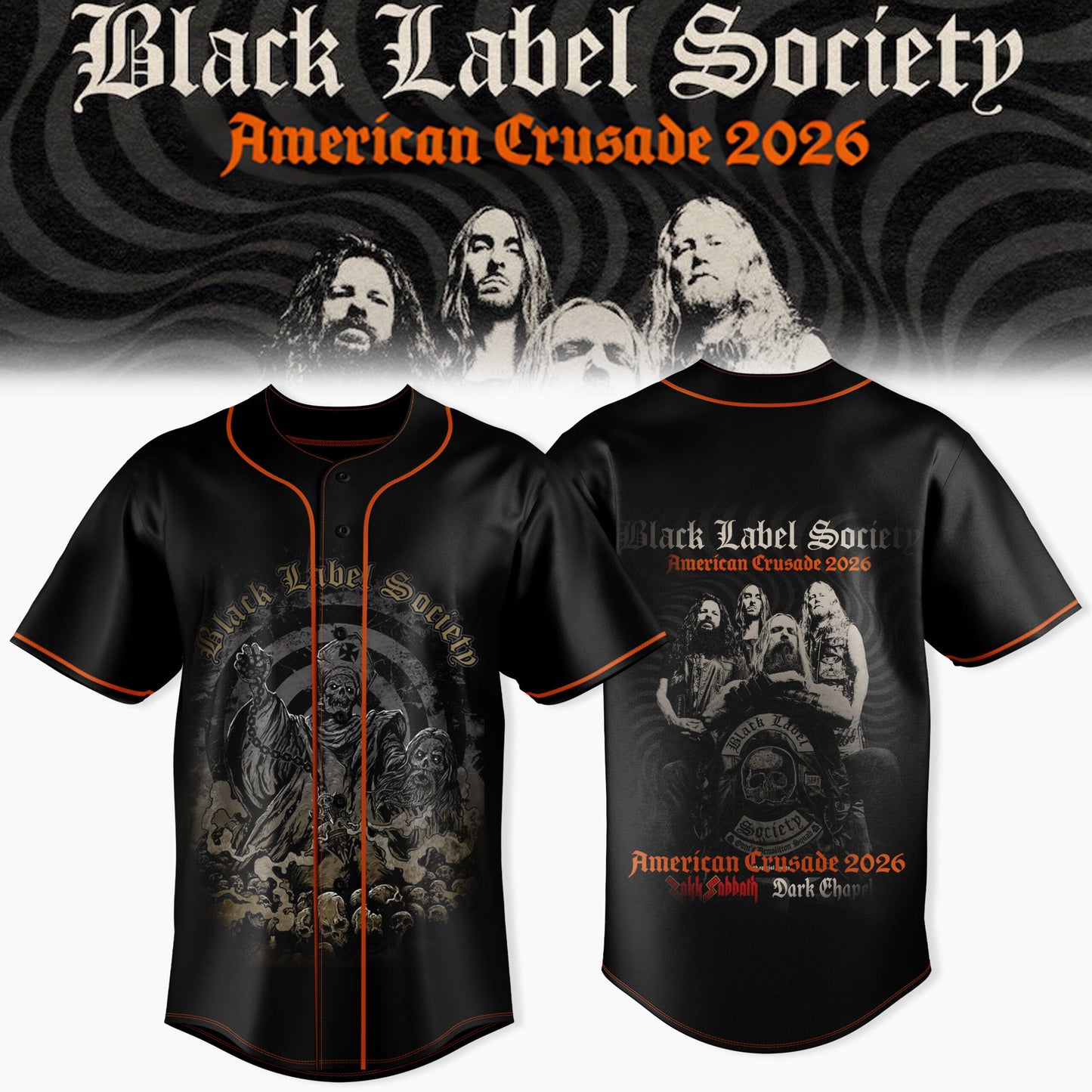 Black Label Society – “American Crusade” Tour Jersey