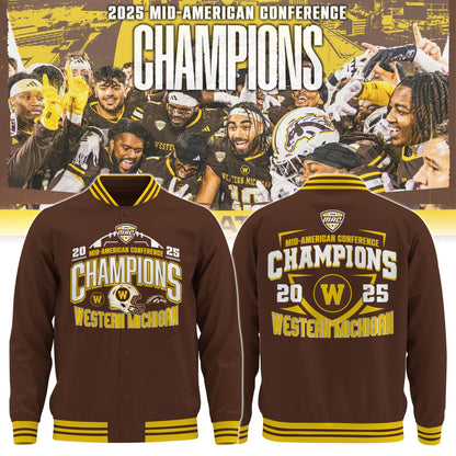 .WMU 2025 Mid-American Conference Football Champions Bomber Limited Edition