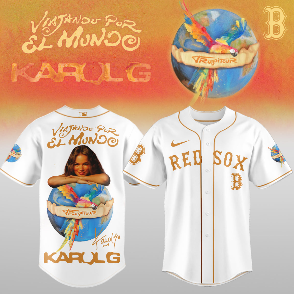 Karol G x Baseball – Nos Vamos de Tour JERSEY(All Team )