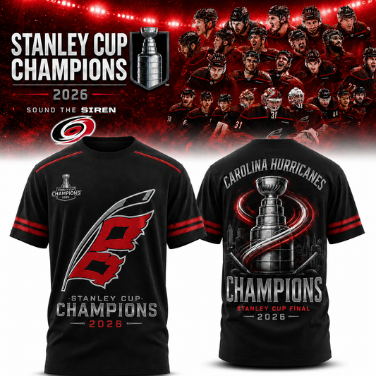 Champions C Hurricanes 2026 Stanley Cup Edition Tee