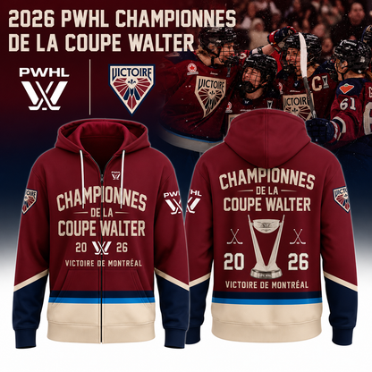 . The Victoire ZipHoodie Championnes PWHL 2026 Édition Limitée
