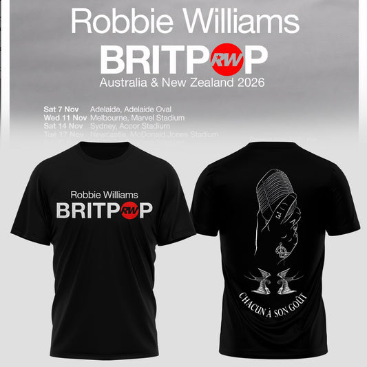 BRITPOP World Tour – Australia & New Zealand Limited Tshirt