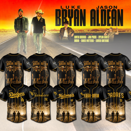.Baseball x Jason Aldean & Luke Bryan Double Down Tour 2026 Edition Jersey