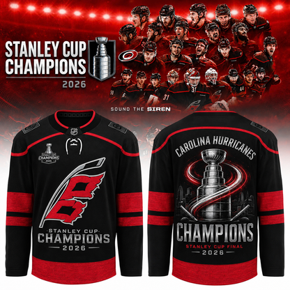 __C Hurricanes Champions 2026 Stanley Cup Jersey