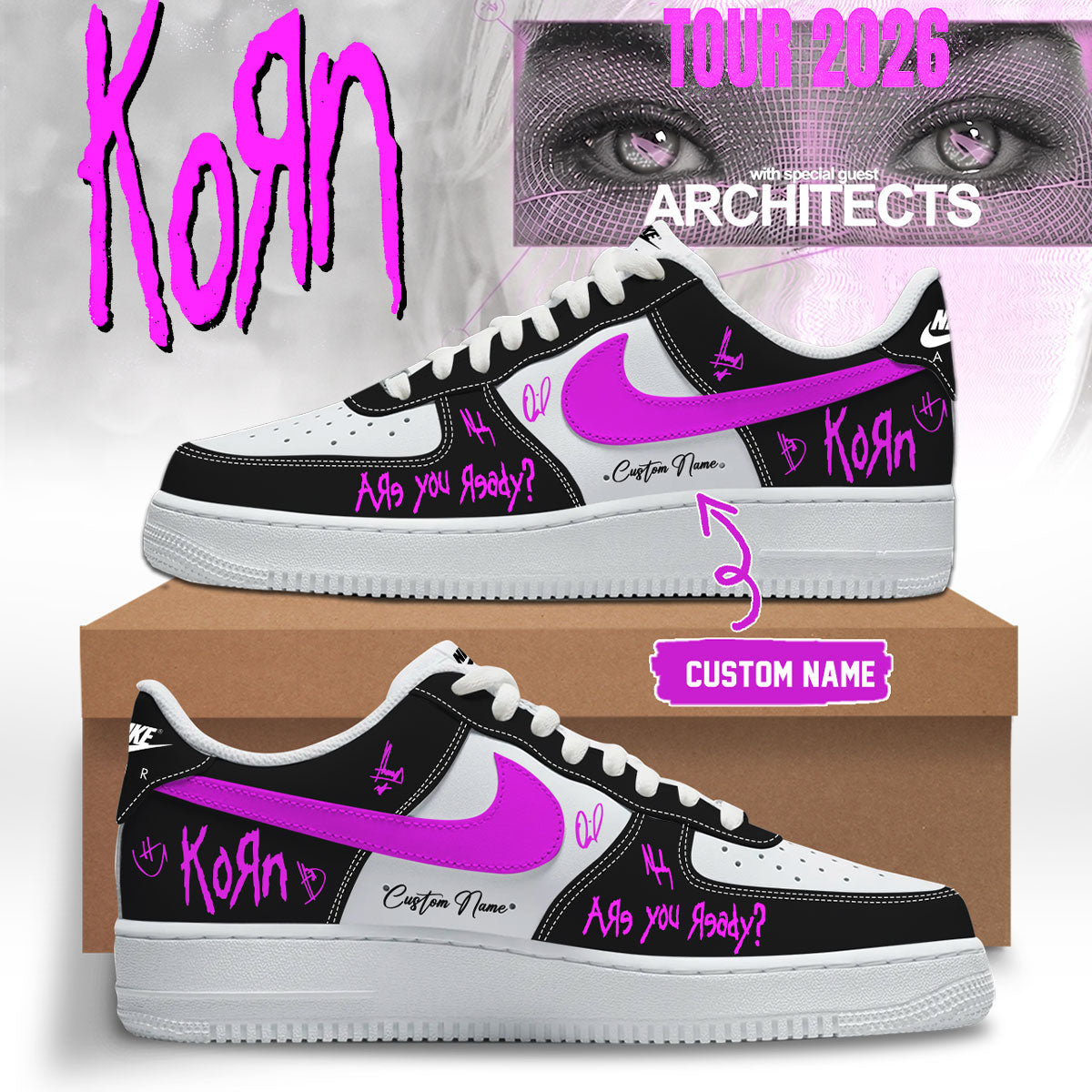 KORN “ARE YOU READY “ Limited Edition Signature – Shoes