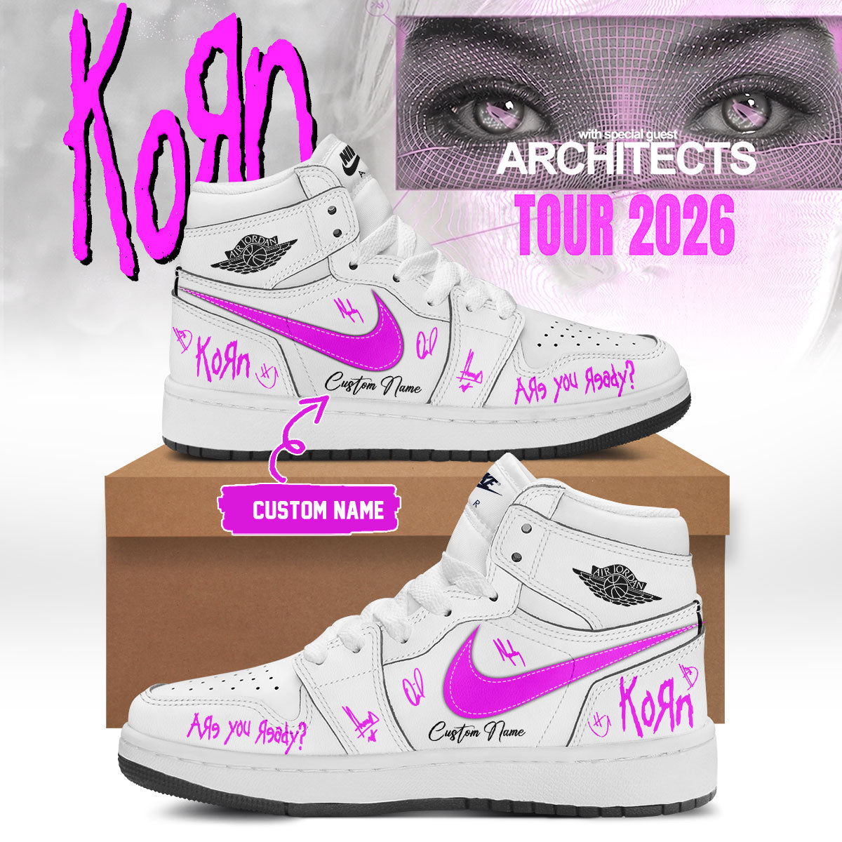 KORN “ARE YOU READY “ Limited Edition Signature – Shoes