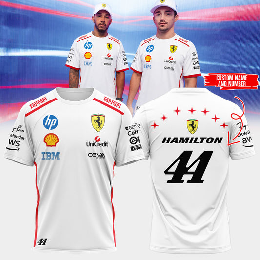 Scuderia Ferrari HP Hamilton 2026 Monza Grand Prix Shirt Custom