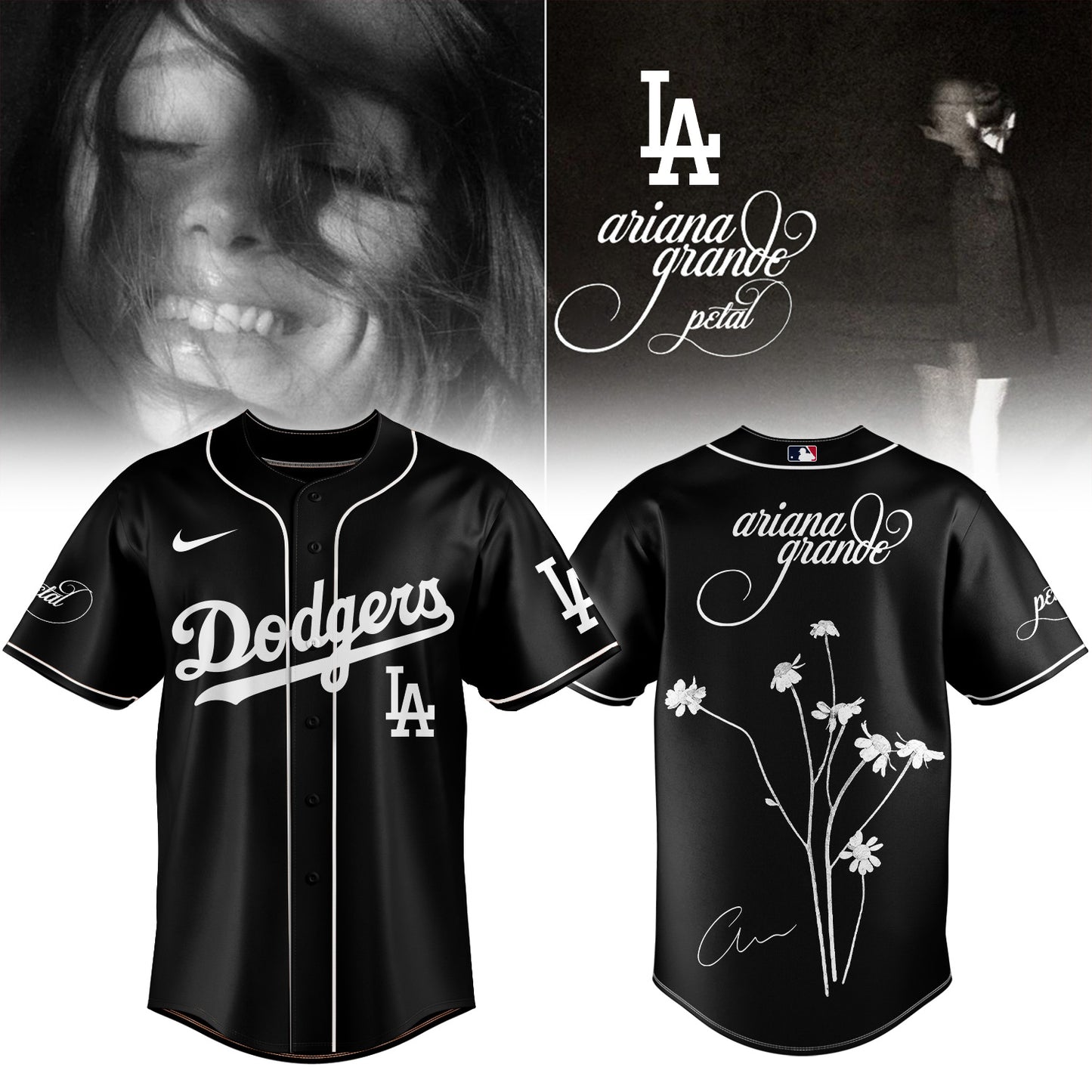 Baseball x Ariana Grande’s Petal Album Jersey