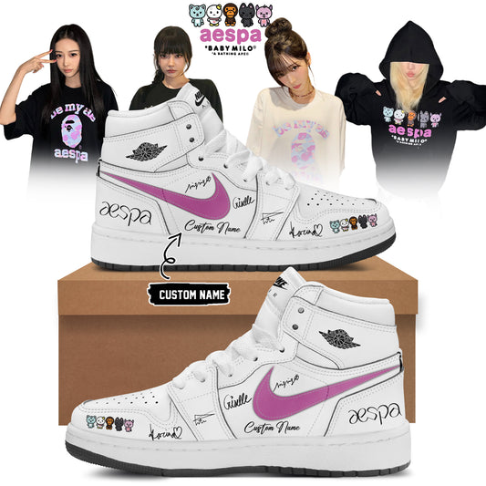 aespa x BAPE signed Shoes 13