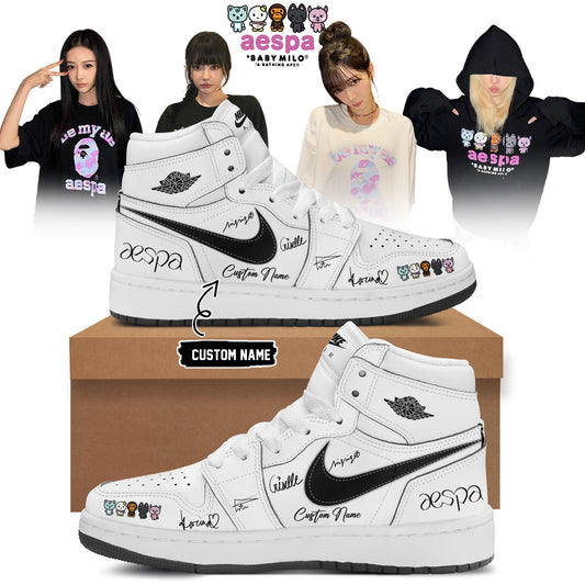 aespa x BAPE signed Shoes 11