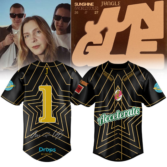 ,,,Jungle – Sunshine World Tour 2026/27 Limited Edition Signature – Jersey (Custom Number)