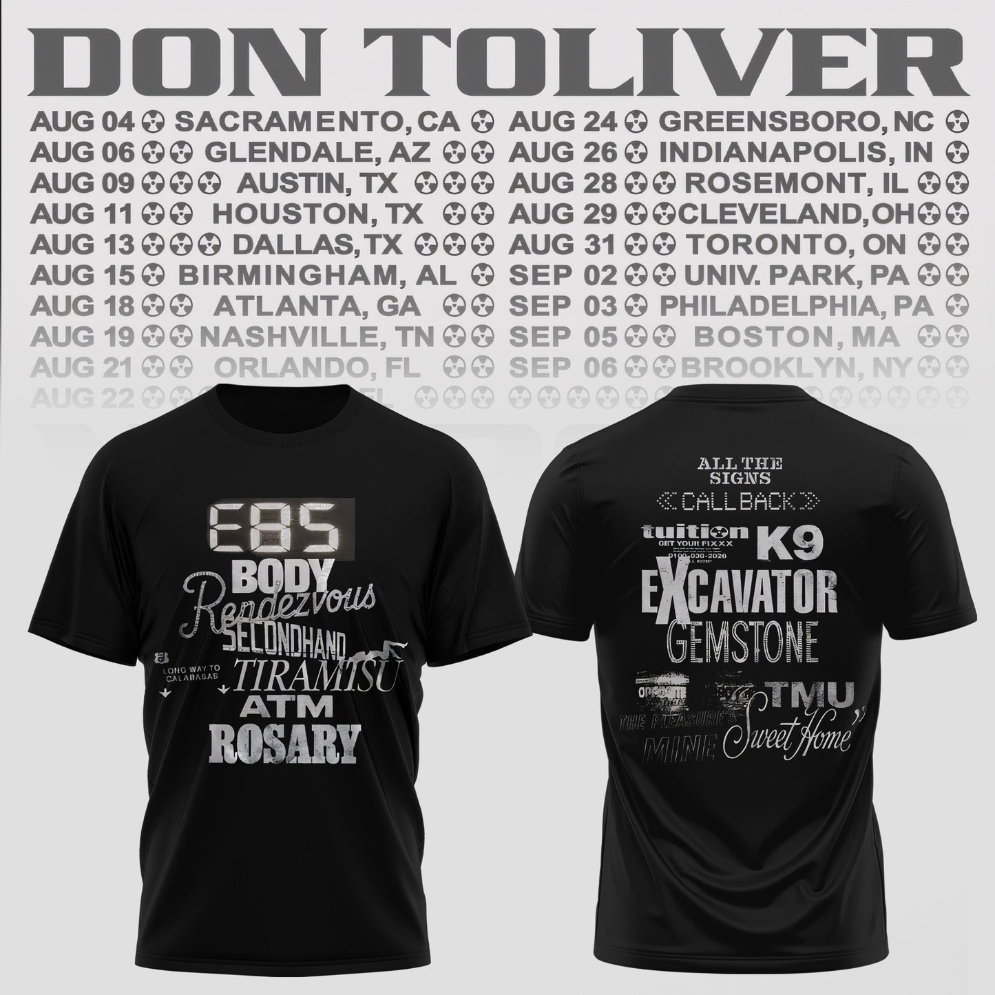 DON TOLIVER “NITROUS” OFFICIAL TSHIRT COLLECTION IS HERE