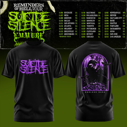 Suicide Silence Reminders Of Hell Tour T-Shirt