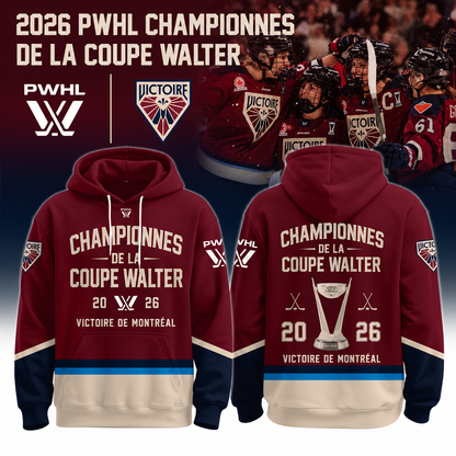 . The Victoire Hoodie Championnes PWHL 2026 Édition Limitée