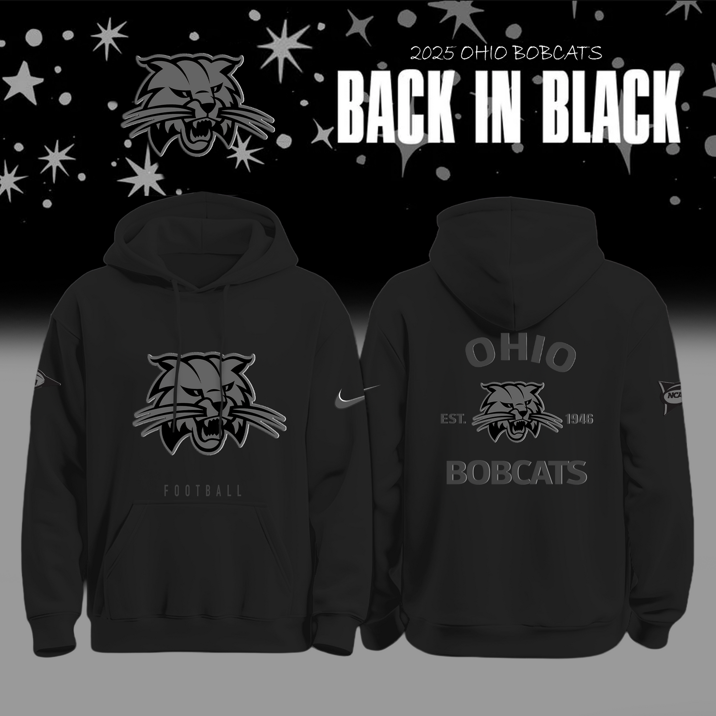 Limited Edition Ohio Bobcats Back In Black Uniform