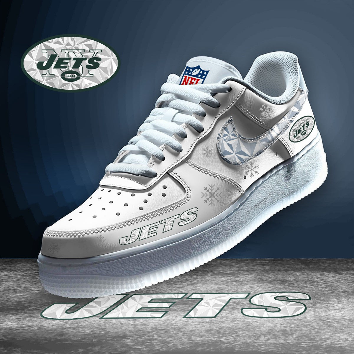 New York Jets | Personalized Air Force 1, NFL Personalized Limited Edition Shoes 2025 |25