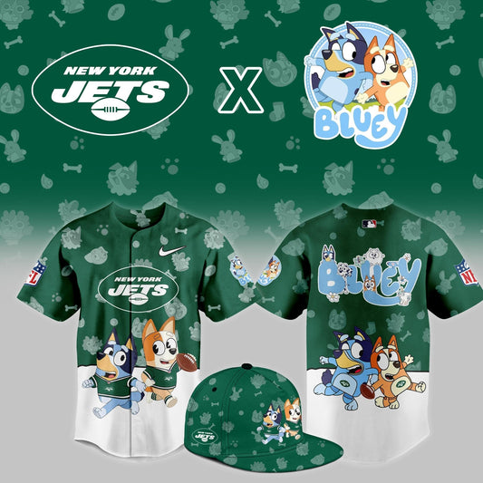 New York Jets x Bluey Night Limited Jersey | SN78