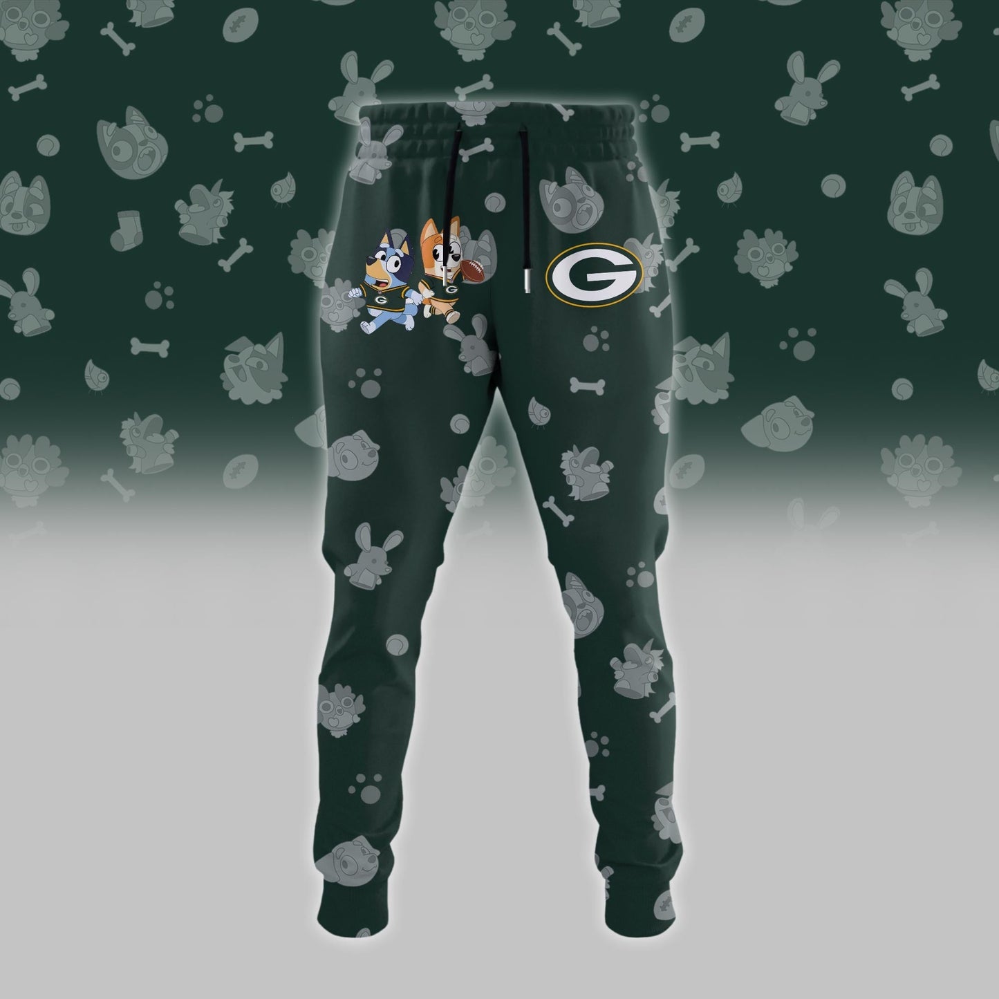 Green Bay Packers x Bluey Night Limited Hoodie | CZ24
