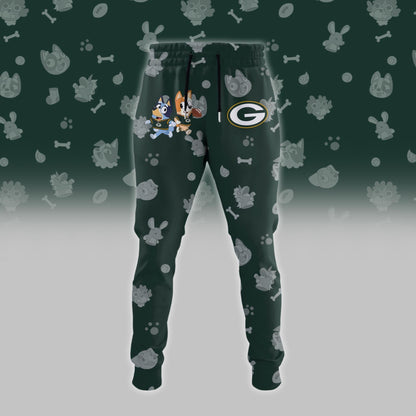 Green Bay Packers x Bluey Night Limited Hoodie | CZ24