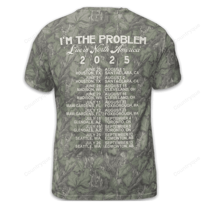 Morgan Wallen x Houston Texans Tour 2025 Camo T-Shirt