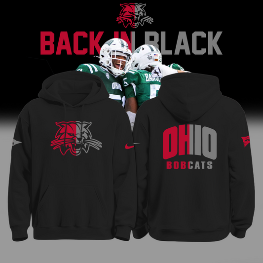 Limited Edition Ohio Bobcats Back In Black Uniform