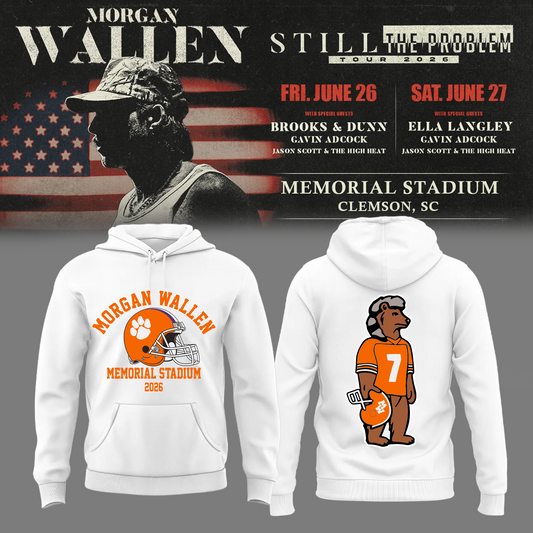 Morgan Wallen: The Clemson Takeover Hoodie Limited Tour Drop