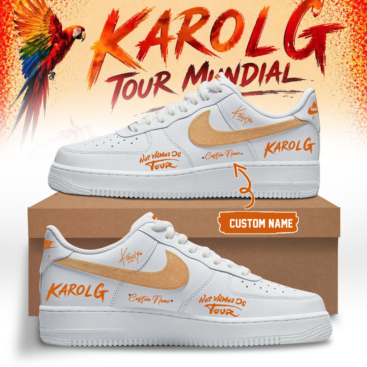 Karol G – Nos Vamos de Tour Limited Edition Signature – Shoes