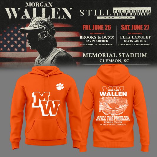 Morgan Wallen: The Clemson Takeover Hoodie Limited Tour Drop