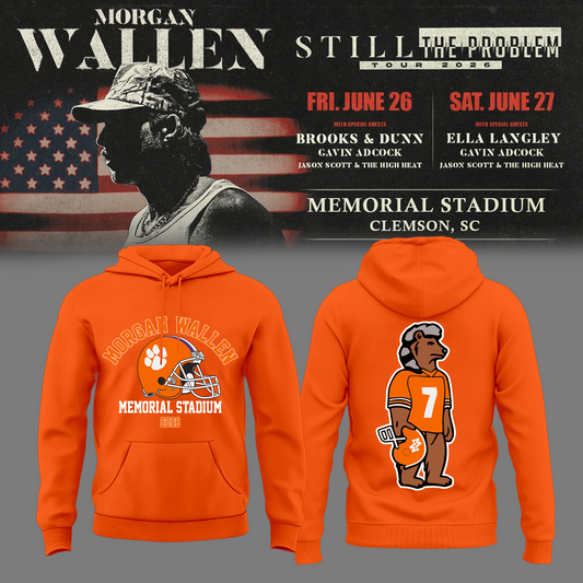 Morgan Wallen: The Clemson Takeover Hoodie Limited Tour Drop