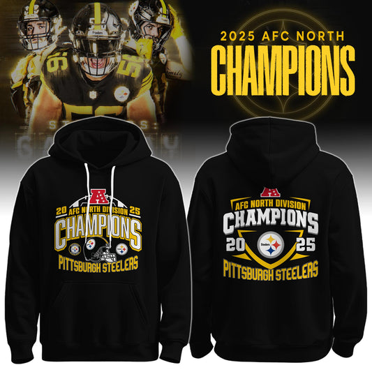 , PIT 2025/26 AFC North Champions Hoodie Limited Edition