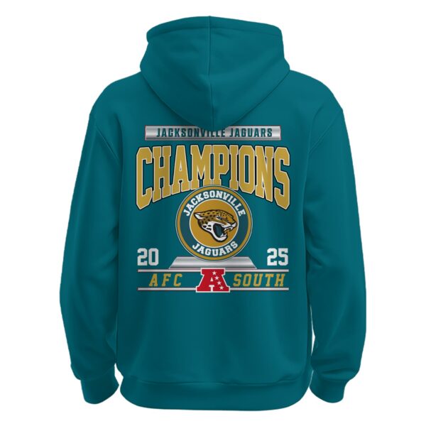 . Jacksonville Jaguars 2025 AFC South Champions Hoodie
