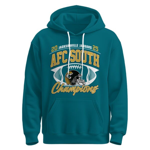 . Jacksonville Jaguars 2025 AFC South Champions Hoodie