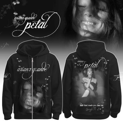 Ariana Grande Special Album Petal 2026 Limited Edition Zip Hoodie