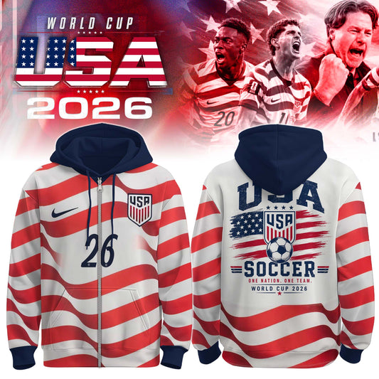 USA Special World Cup 2026 Limited Edition Zip Hoodie