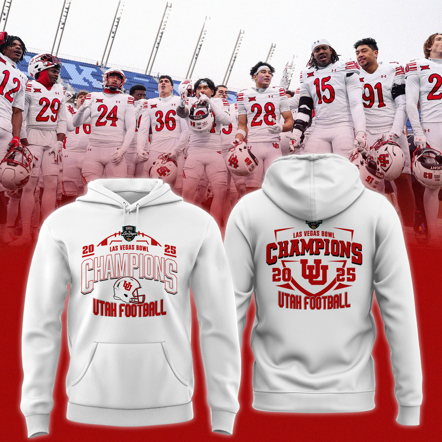 UTAH 2025  SRS DISTRIBUTION LAS VEGAS BOWL Champions Limited Edition