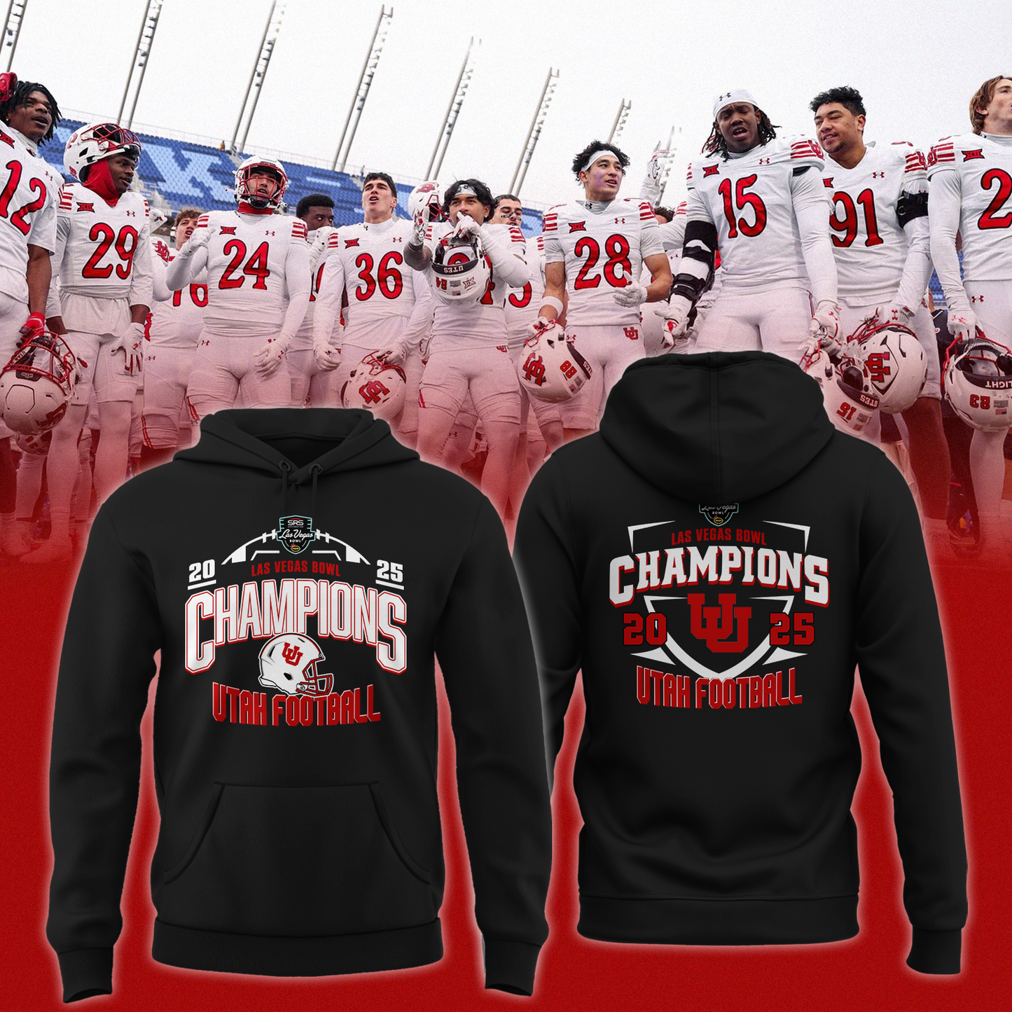 UTAH 2025  SRS DISTRIBUTION LAS VEGAS BOWL Champions Limited Edition