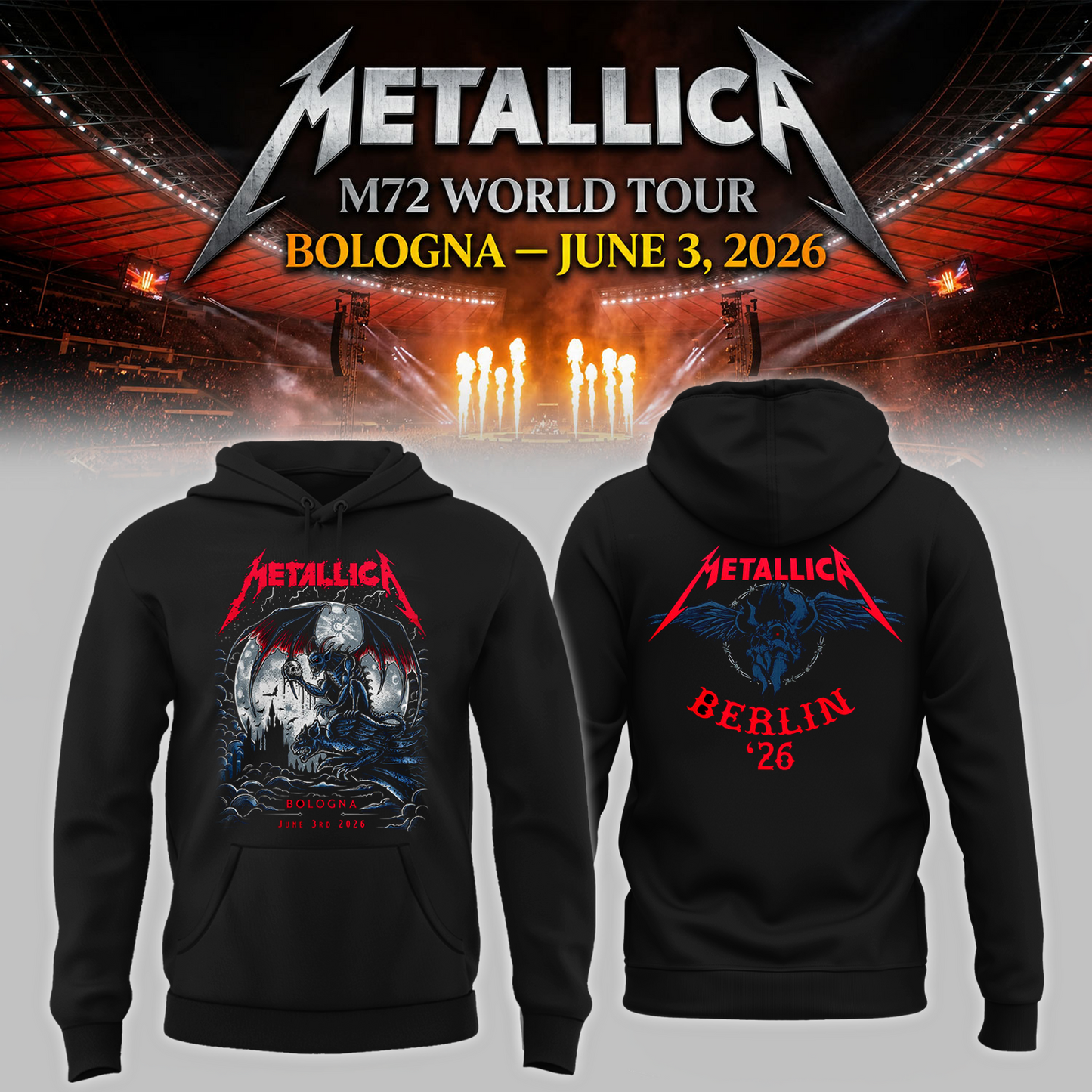 MTLC #M72Bologna, Italy Hoodie