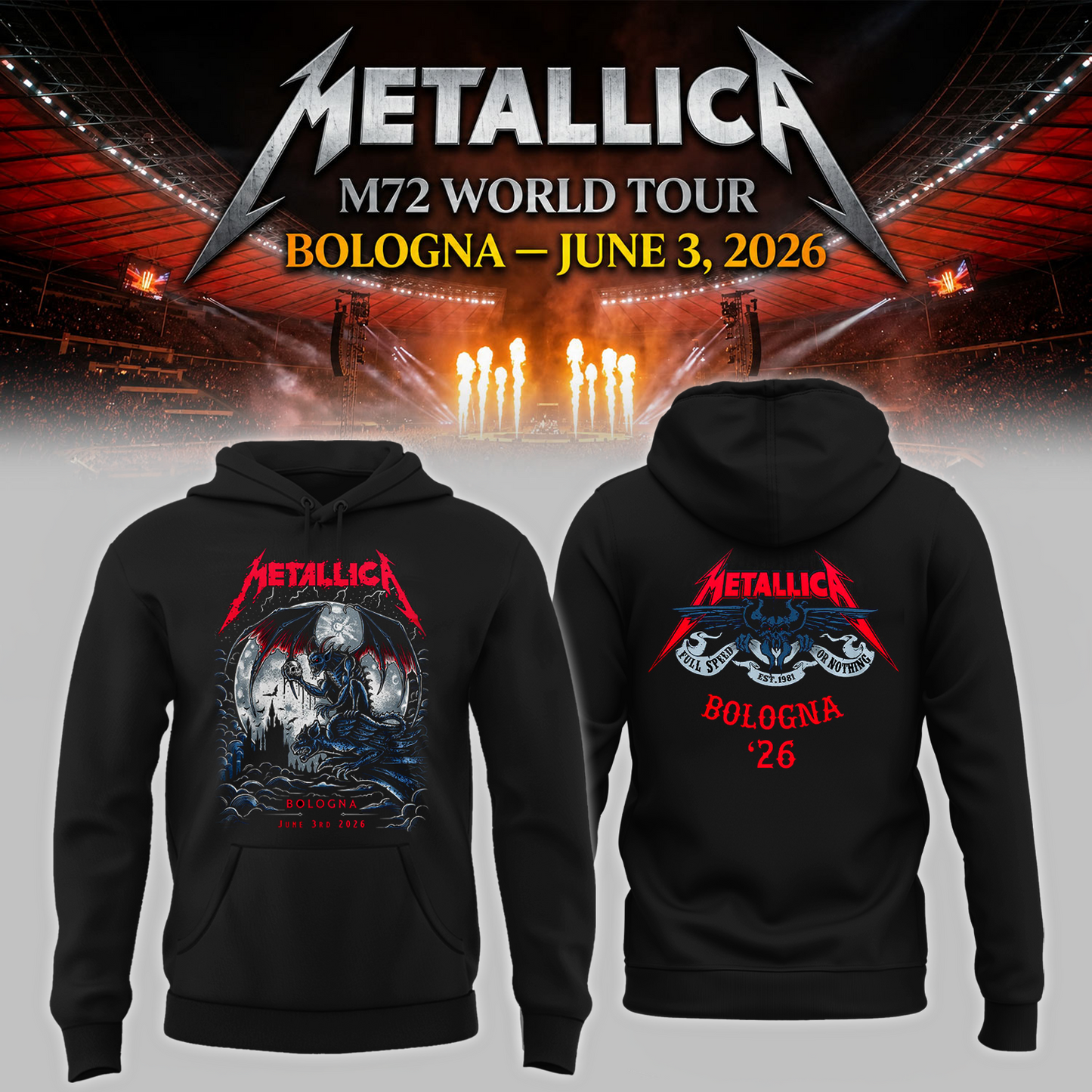 MTLC #M72Bologna, Italy Hoodie