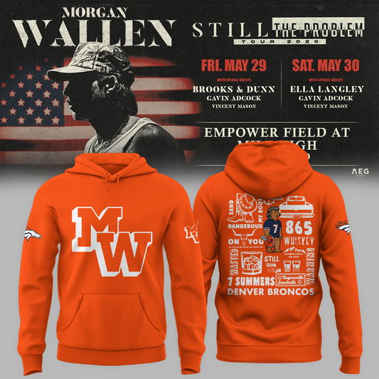 Limited Edition MWallen x Denver Broncos Hoodie 2026