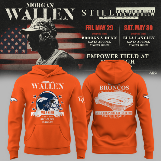 Limited Edition MWallen x Denver Broncos Hoodie 2026