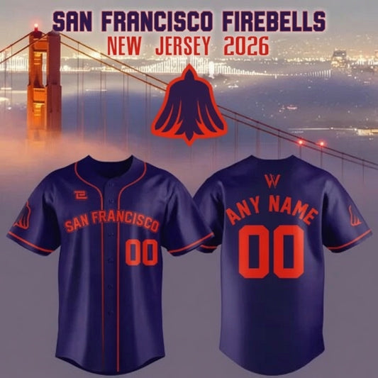 WPBL San Francisco Firebells Jersey Est.2026