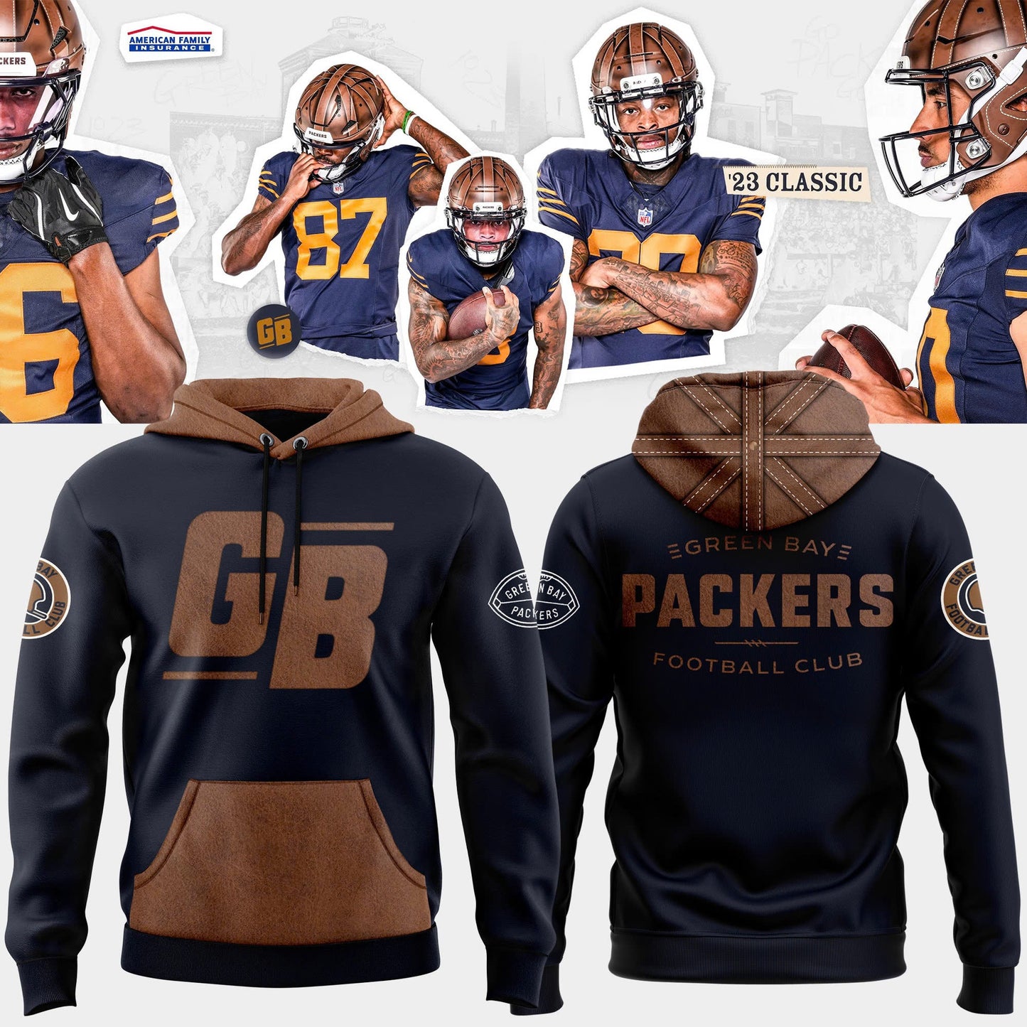 Special edition Packers 23 Classic Pullover Hoodie