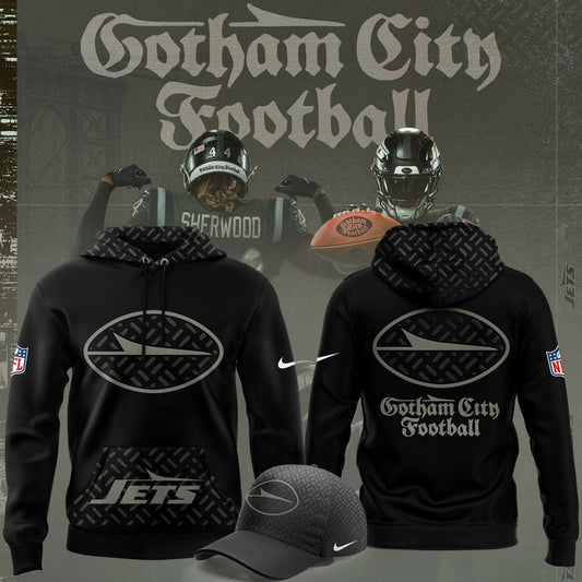 New York Jets 2025 Rivalries “Gotham City Football” Hoodie