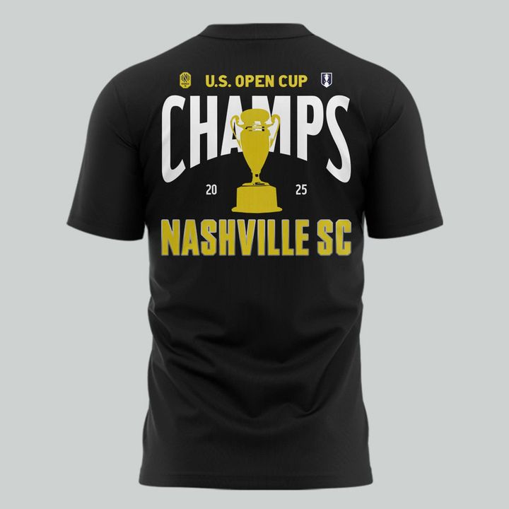 Special 2025 U.S. OPEN CUP CHAMPIONS Nashville SC T-Shirt